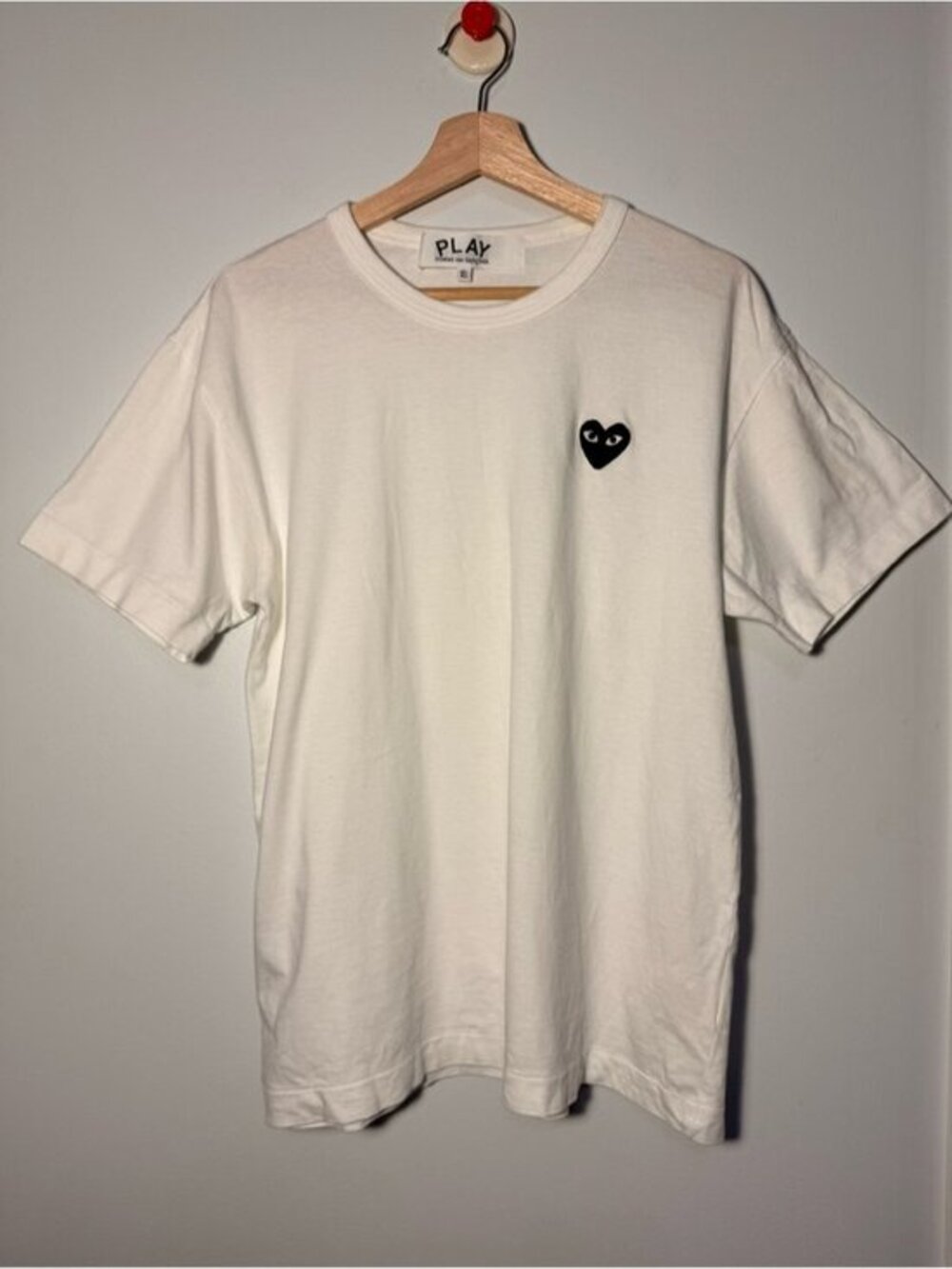 COMME DES GARÇONS PLAYCotton Heart T-Shirt size XL